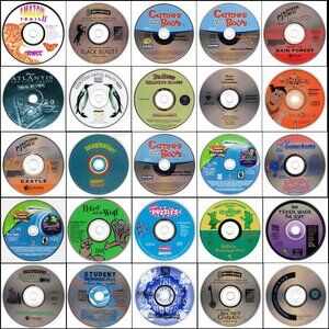 25 Kids CD-ROM Lot #1